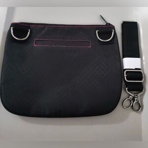 thirty-one Chic Black Crossbody Bag with Adjustable Strap